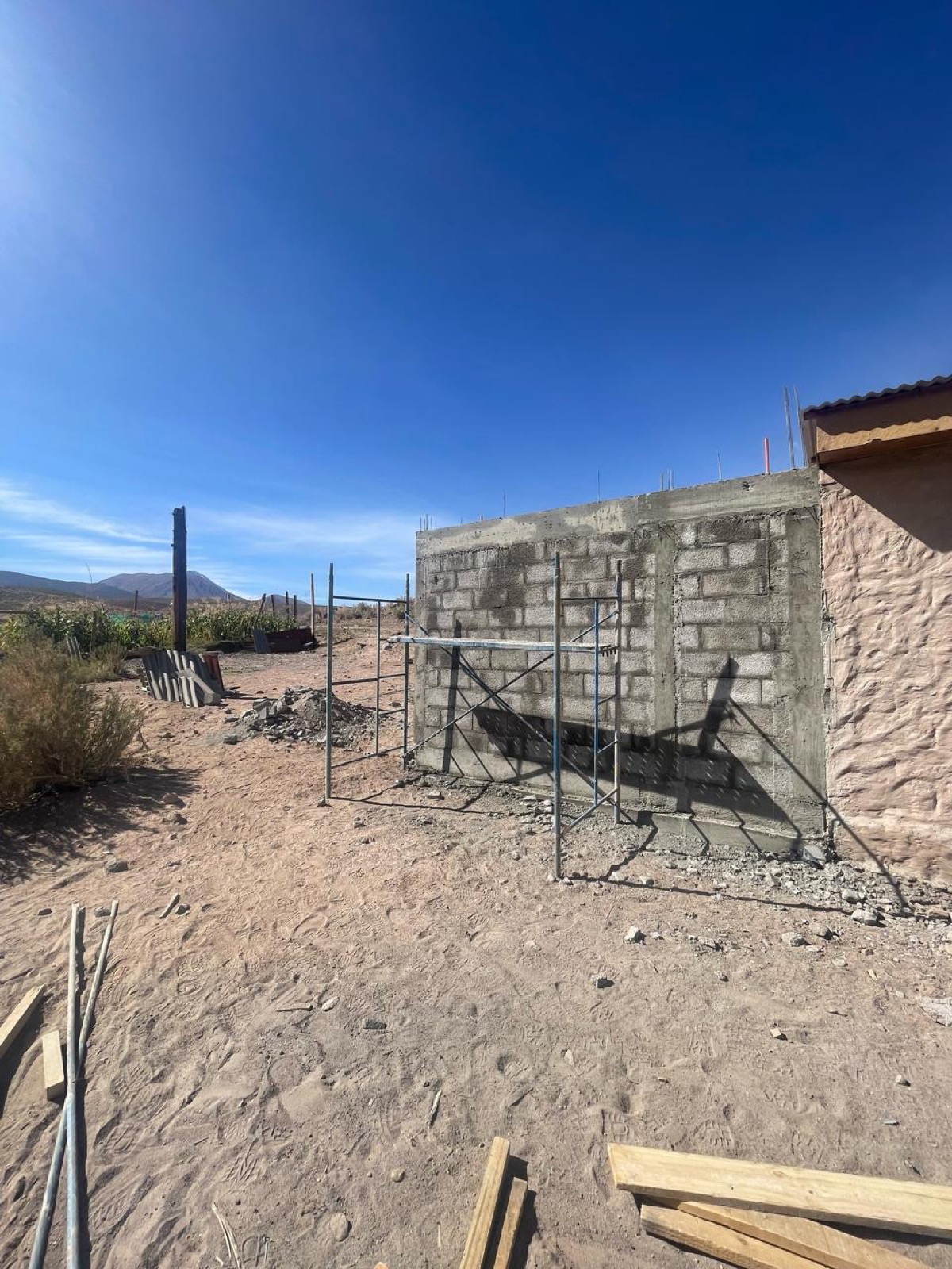 Registro de proceso de obra de CSC Mallkus